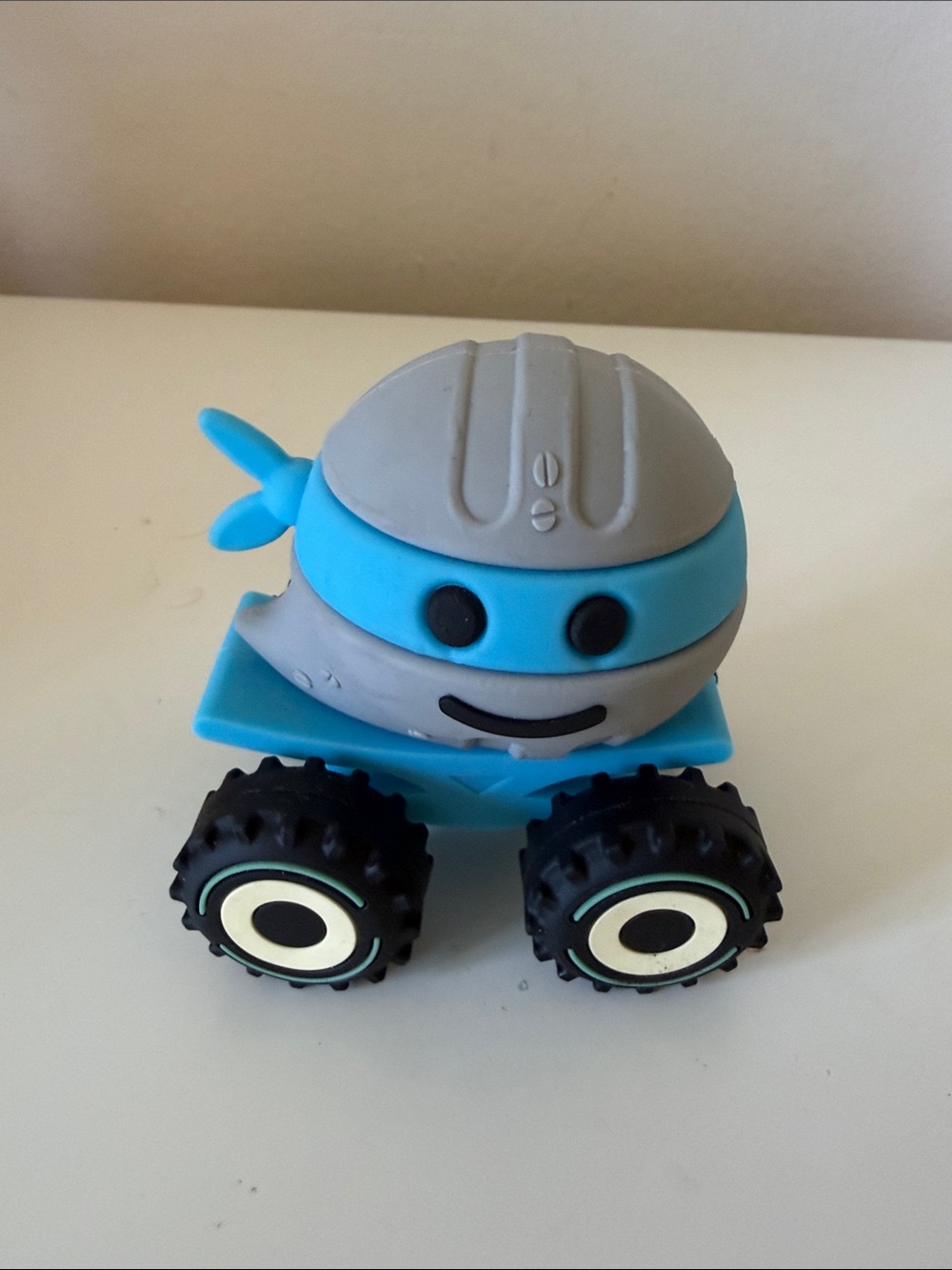 Blue and Gray Wazer Toy Car / Desk Ornament